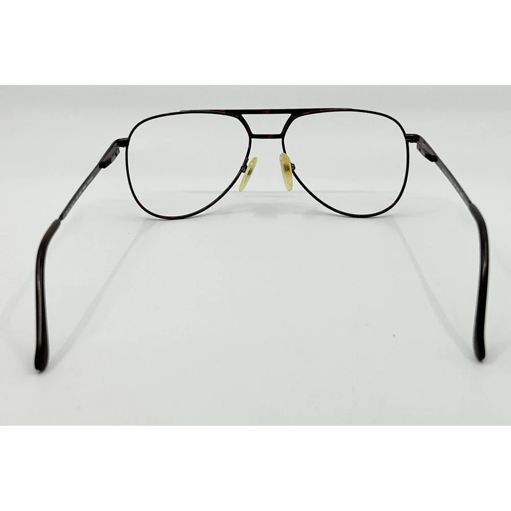 Oleg Cassini Eyeglasses Mens Amber Titanium Aviator OC-234 140